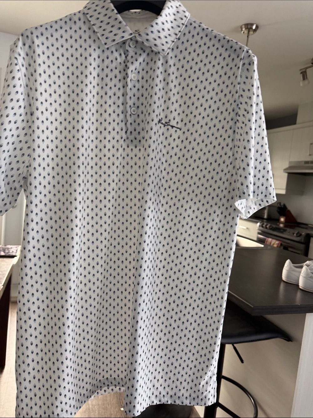 Ben Sherman Men's White Polo Shirt.